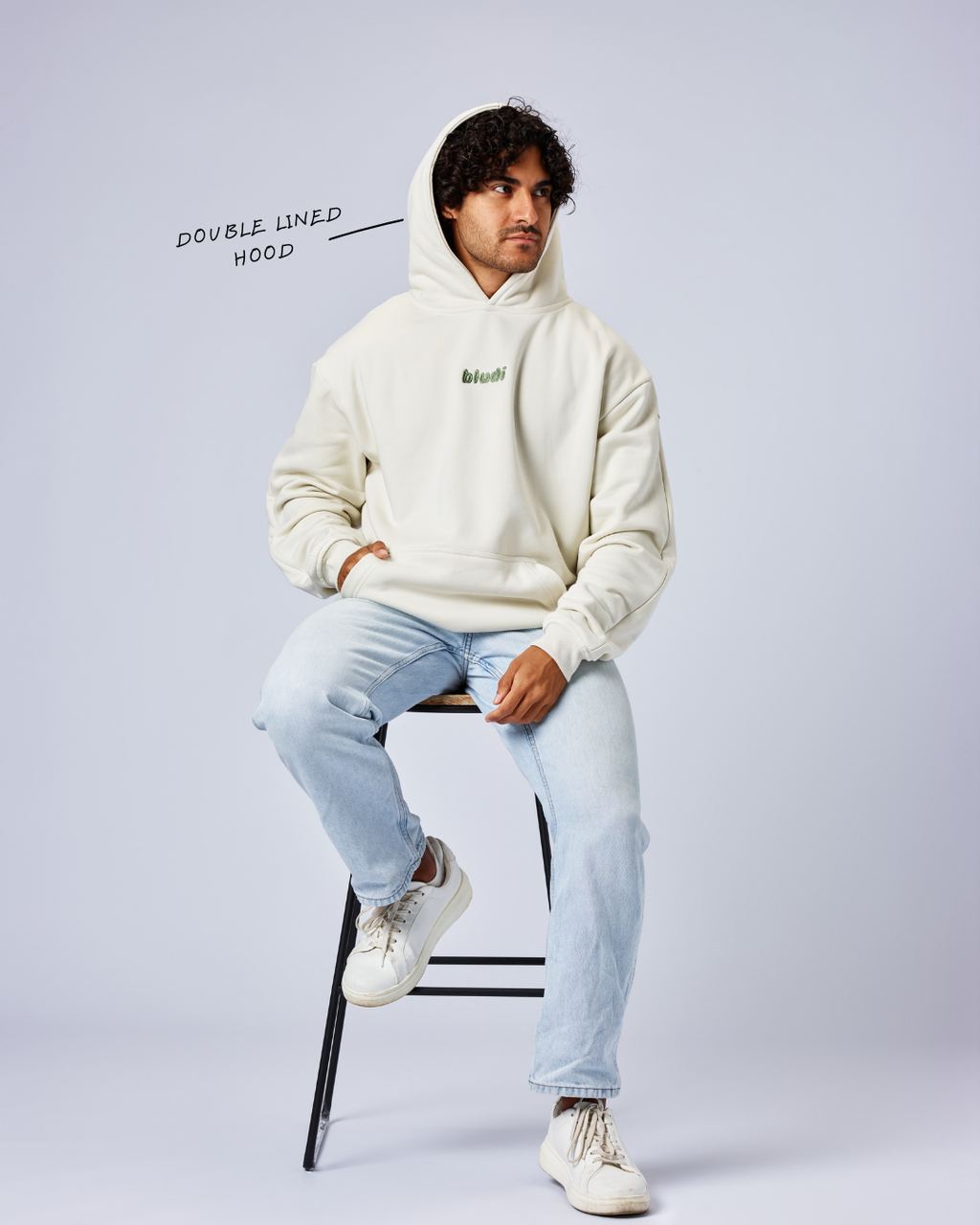 Soft Beige Bludi Hoodie