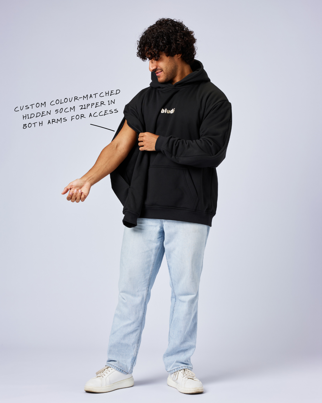 Charcoal Bludi Hoodie