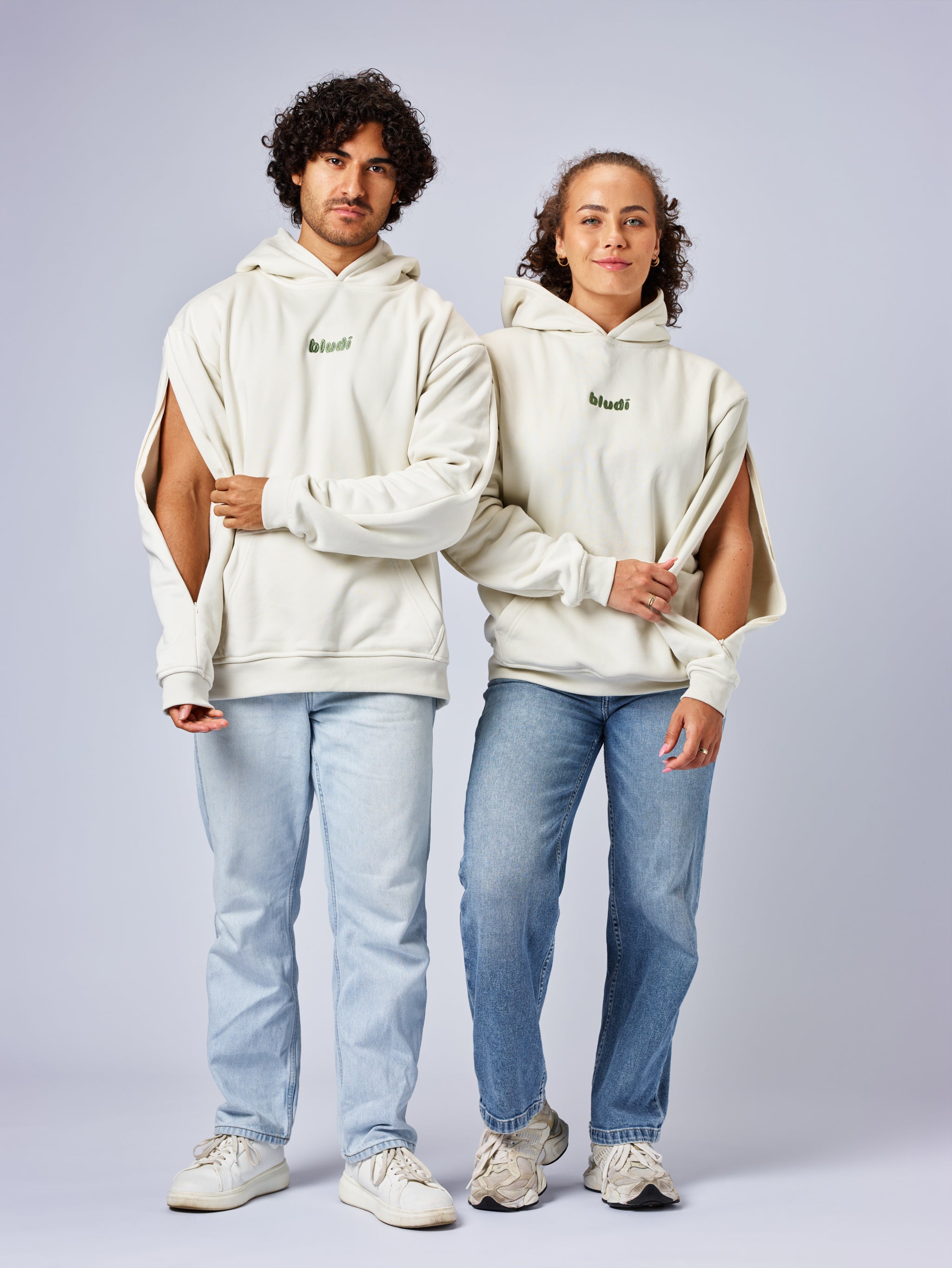 Soft Beige Bludi Hoodie