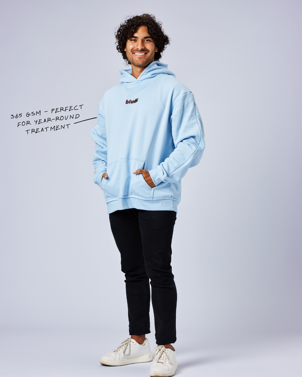 Calm Blue Bludi Hoodie