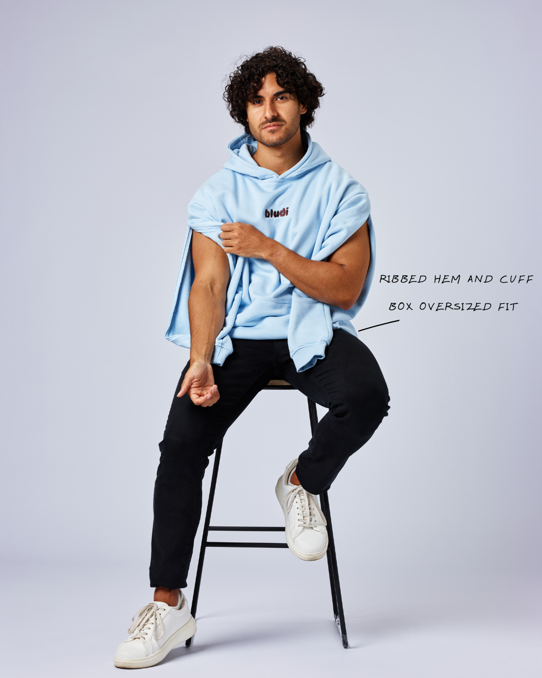 Calm Blue Bludi Hoodie